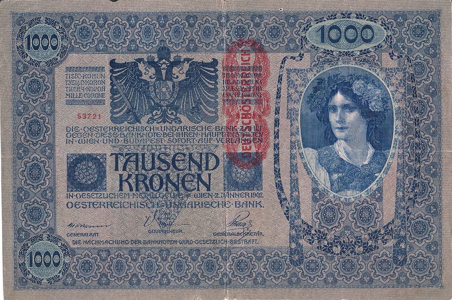 2-Coronas Austriacas 1918-1925 9 Pick 59 ad 3