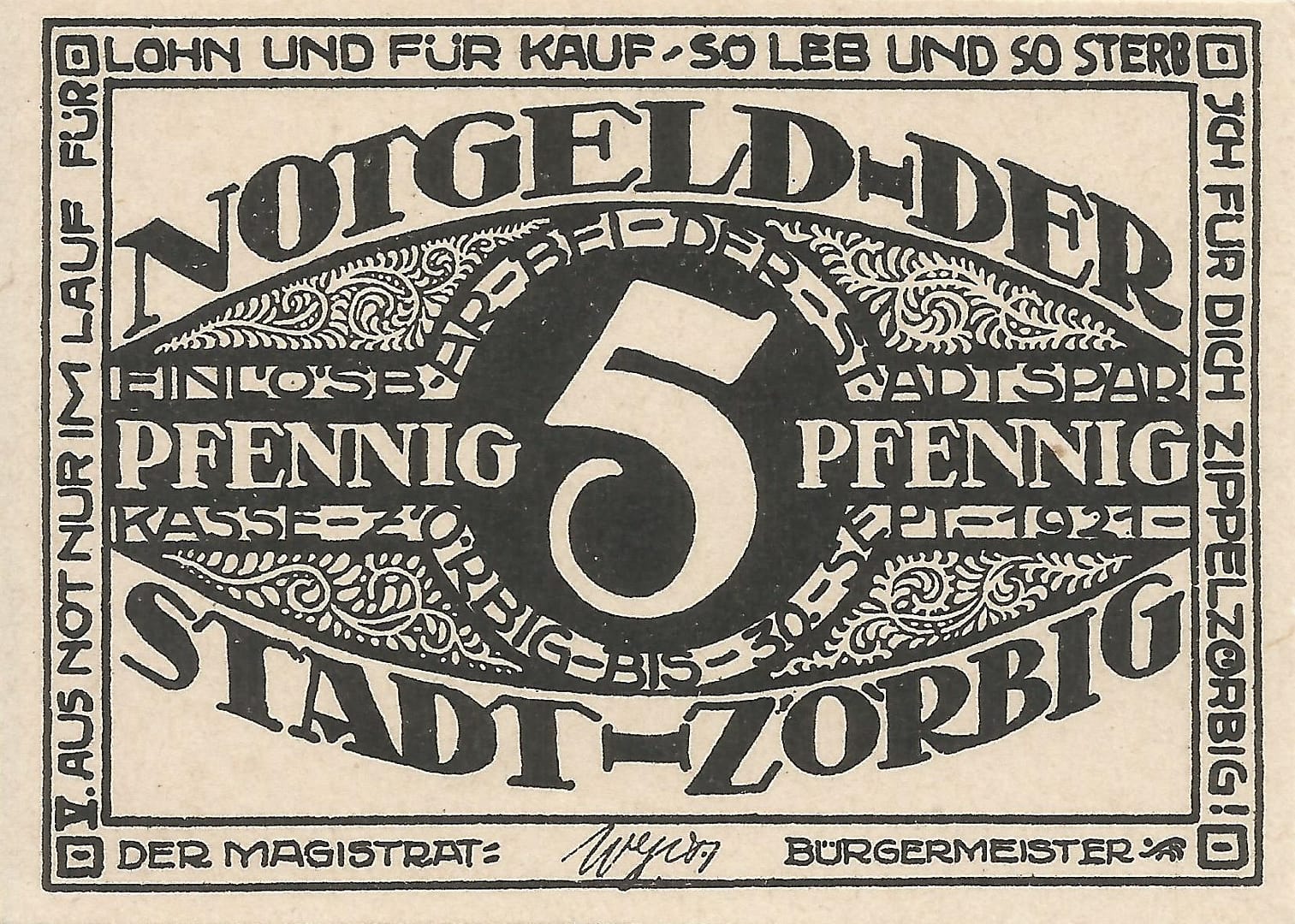 Notgeld - Z 19 1475.1 5 8 Anverso
