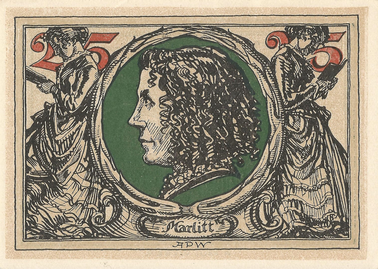 Notgeld - A 16 43.2 5 6 Reverso