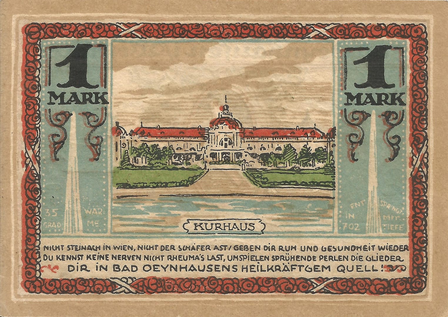 Notgeld - O 6 1009.2 Reverso