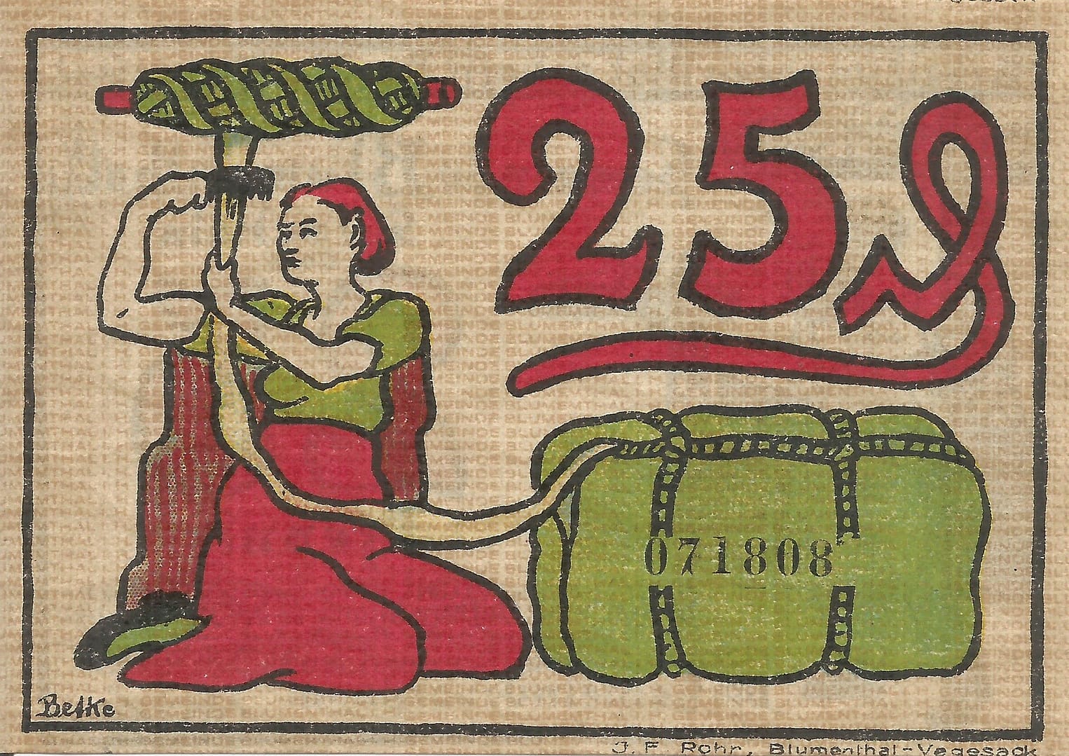 Notgeld - B 24 123.1a 1 3 Reverso e1677118733227