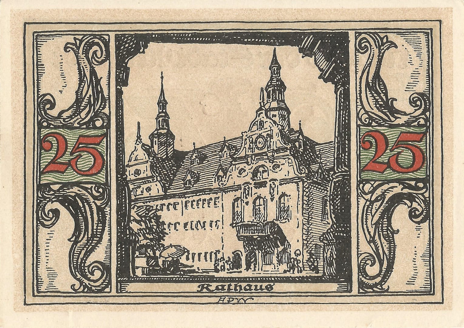 Notgeld - A 14 43.2 4 6 Reverso