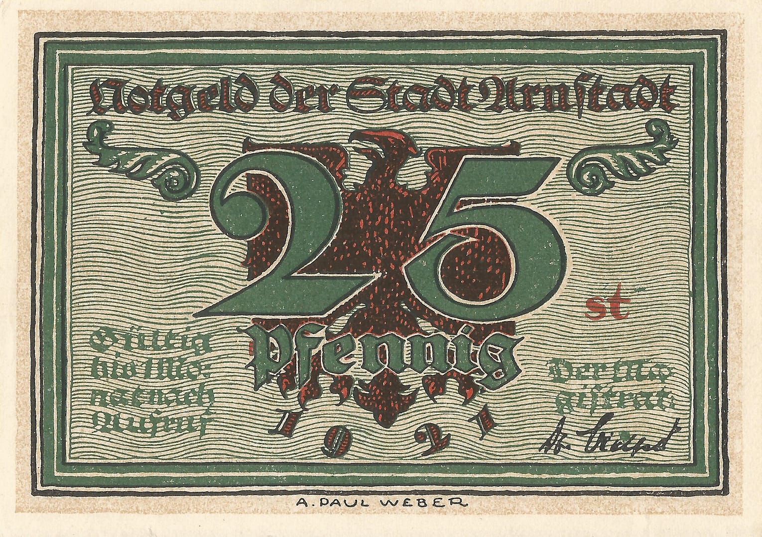 Notgeld - A 13 43.2 4 6 Anverso
