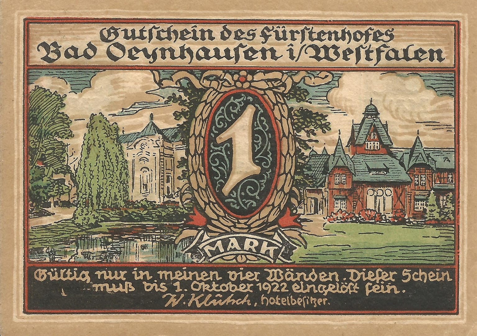 Notgeld - O 5 1009.2 Anverso