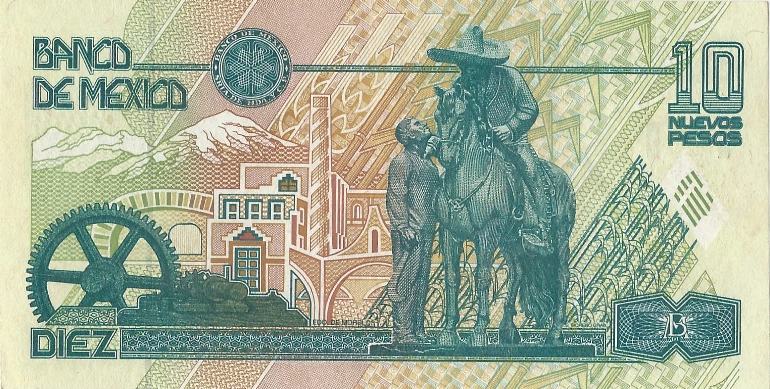 México 36 Pick 99a.7 Reverso jpg
