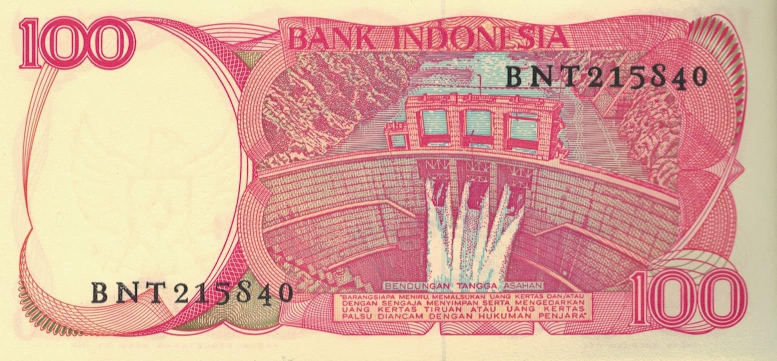 Indonesia 44 Pick 122b at