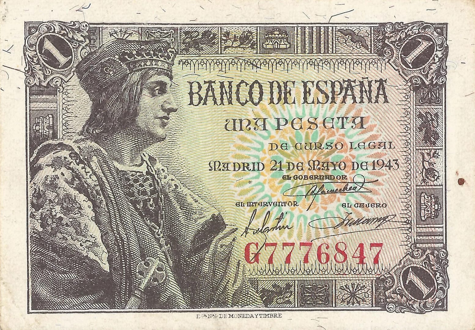 España 54 Pick 126 Anverso jpg