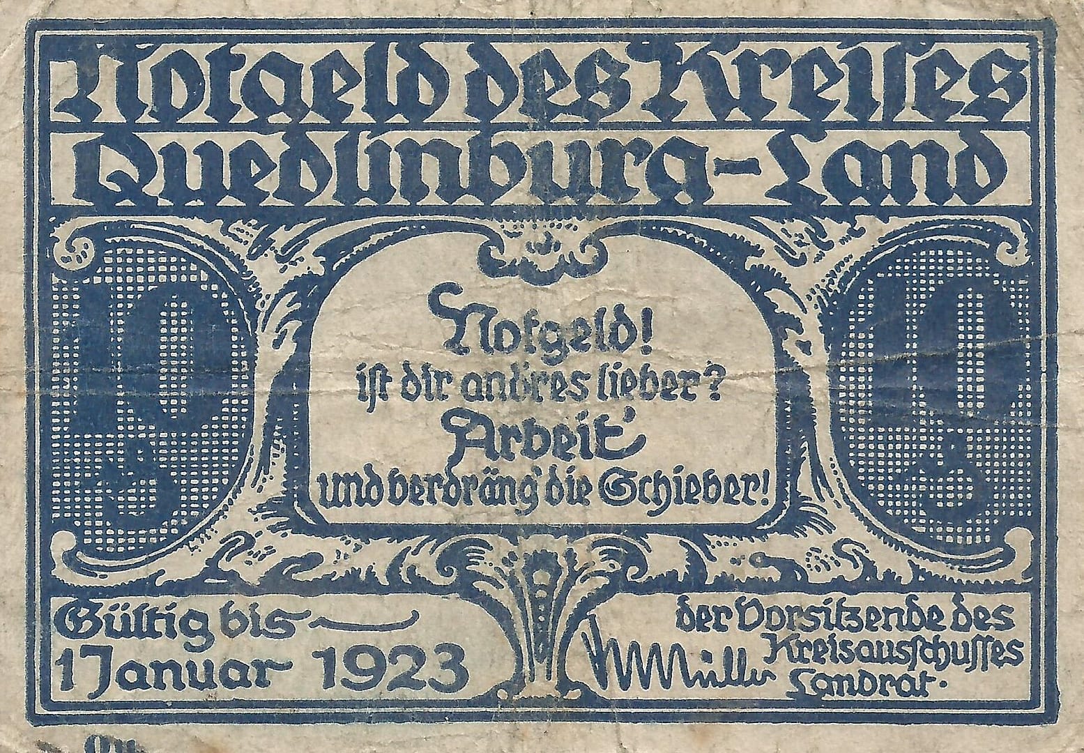 Notgeld - Q 3 1089.1a 11 40 Anverso e1677168032897