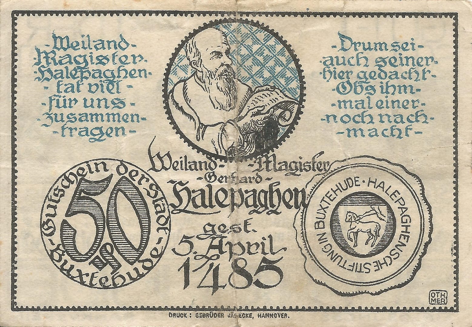 Notgeld - B 46 B108.6b Reverso