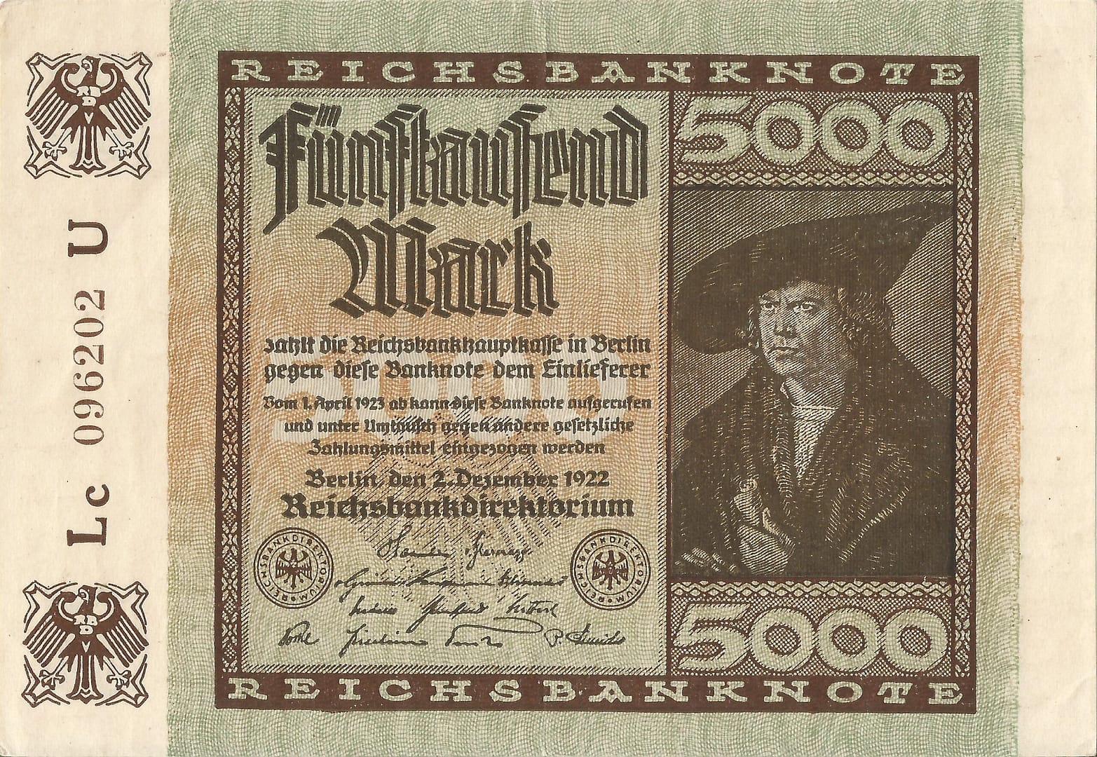 3-Papiermark (1914-1923) 23 Pick 81d Anverso scaled