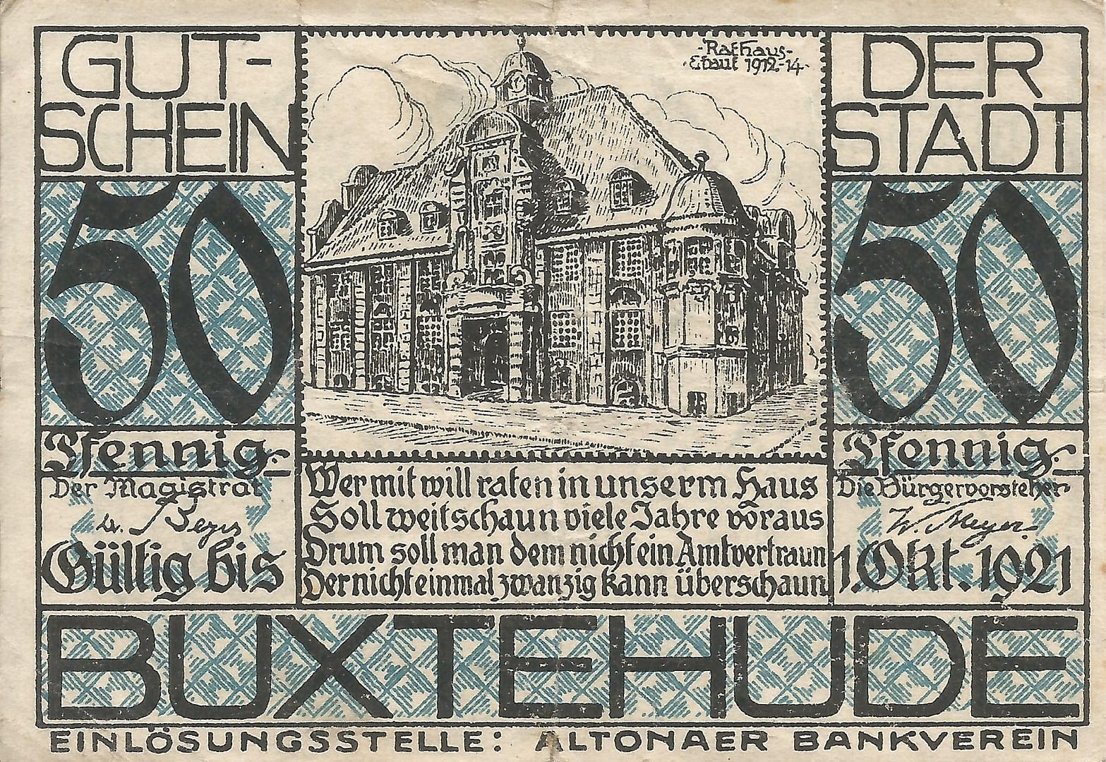 Notgeld - B 45 B108.6b Anverso