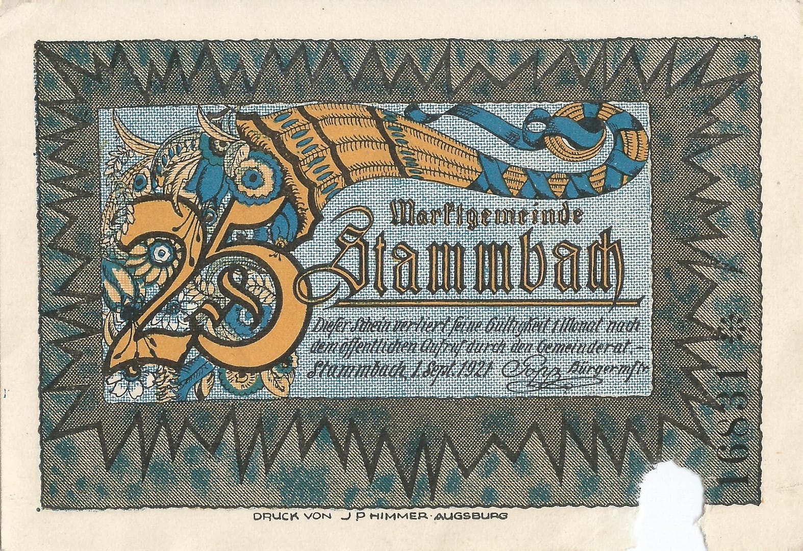 Notgeld - S 25 1252.3 1 4 Anverso scaled