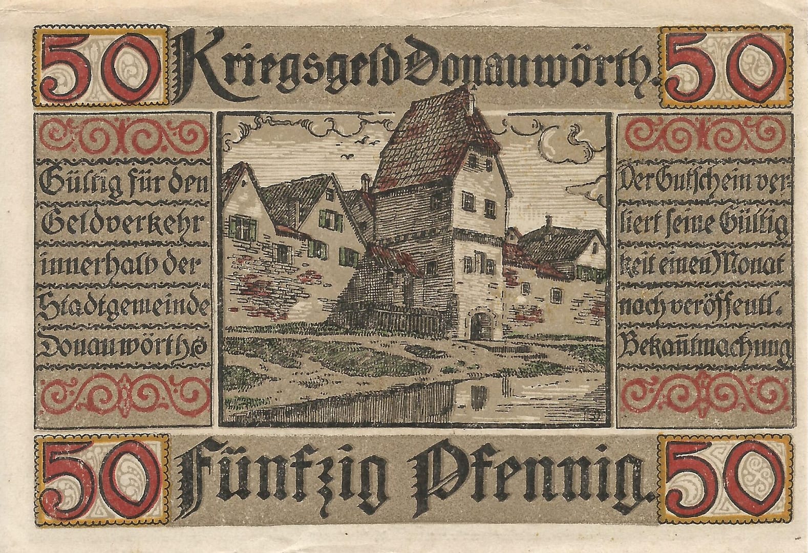 Notgeld - D 8 G D27.5 Reverso