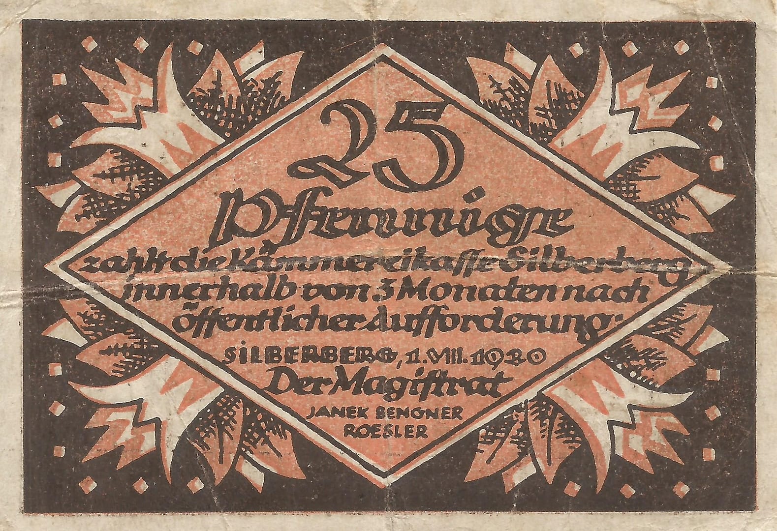 Notgeld - S 13 S76.1a Anverso