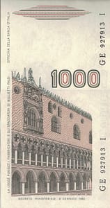 Italia 66 Pick 109b at rotated