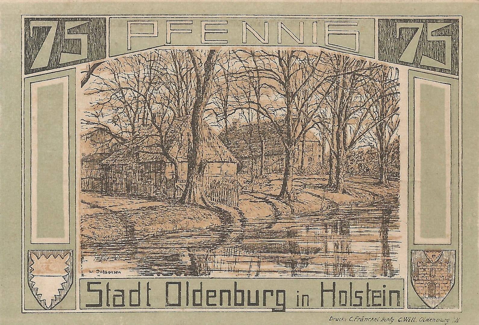 Notgeld - O 16 1015.3 3 4 Reverso