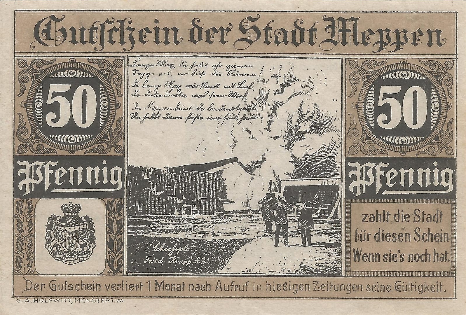 Notgeld - M 6 883.1 3 3 Reverso