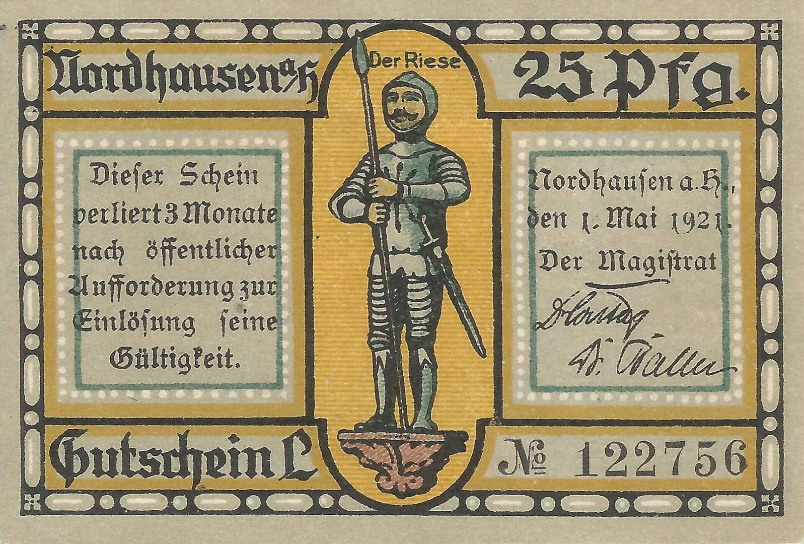 Notgeld - N 29 GM 987.1h Anverso