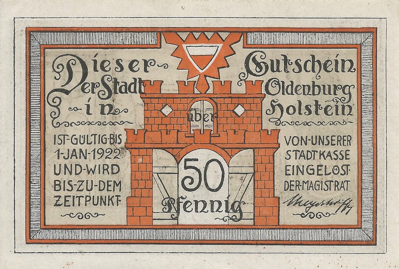 Notgeld - O 21 1015.4 2 4 Anverso