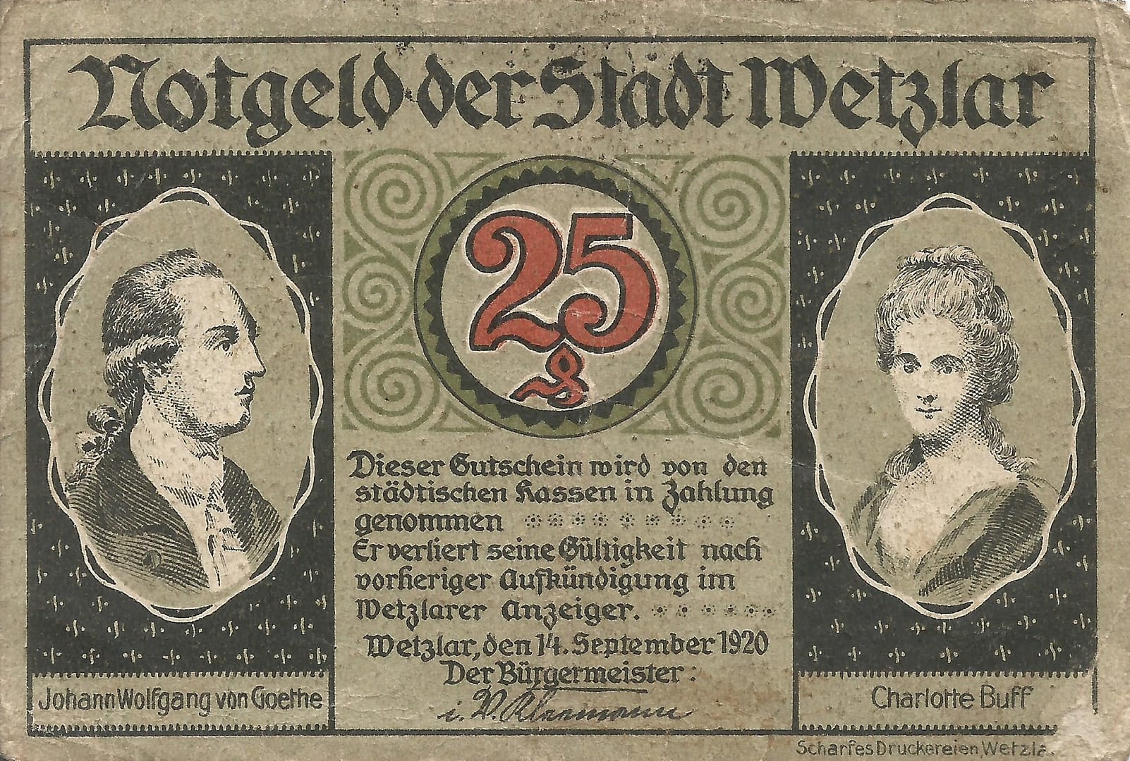 Notgeld - W 27 W36.5b Anverso