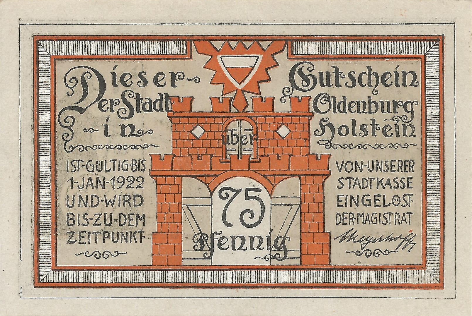 Notgeld - O 23 1015.4 3 4 Anverso