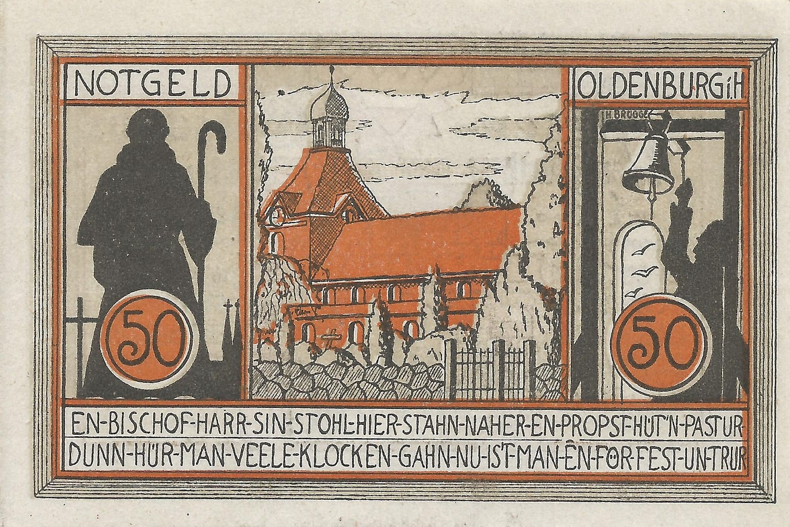 Notgeld - O 22 1015.4 2 4 Reverso