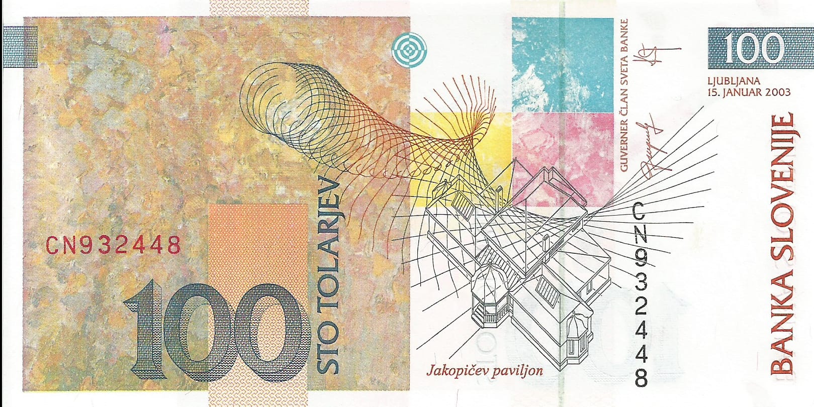 Eslovenia 18 Pick 31a Reverso 2