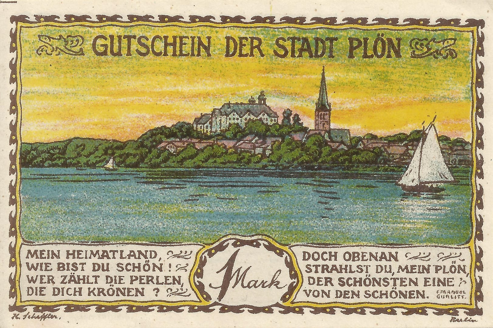 Notgeld - P 8 1064.1 4 4 Reverso