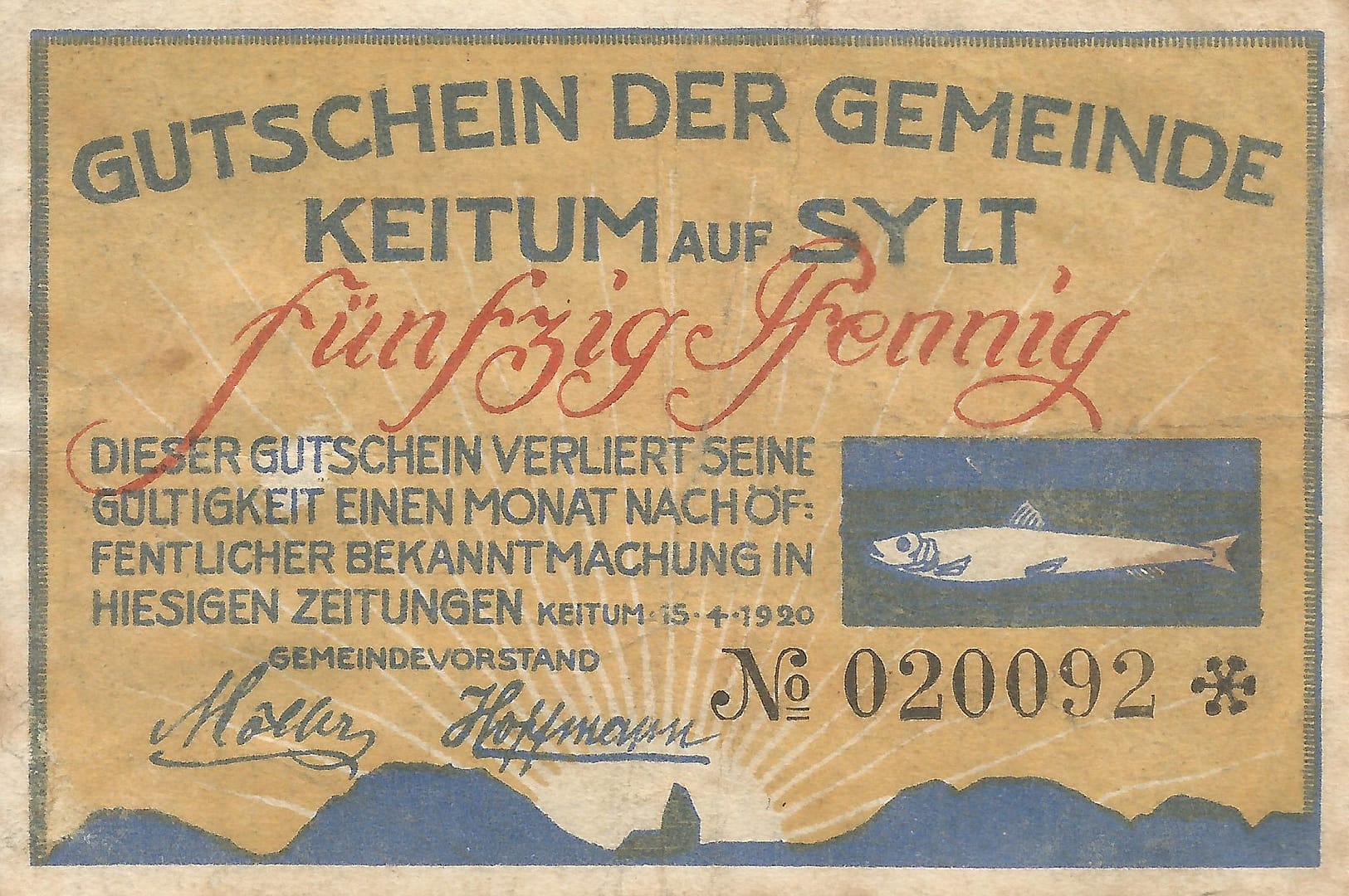 Notgeld - K 5 685.1a Anverso