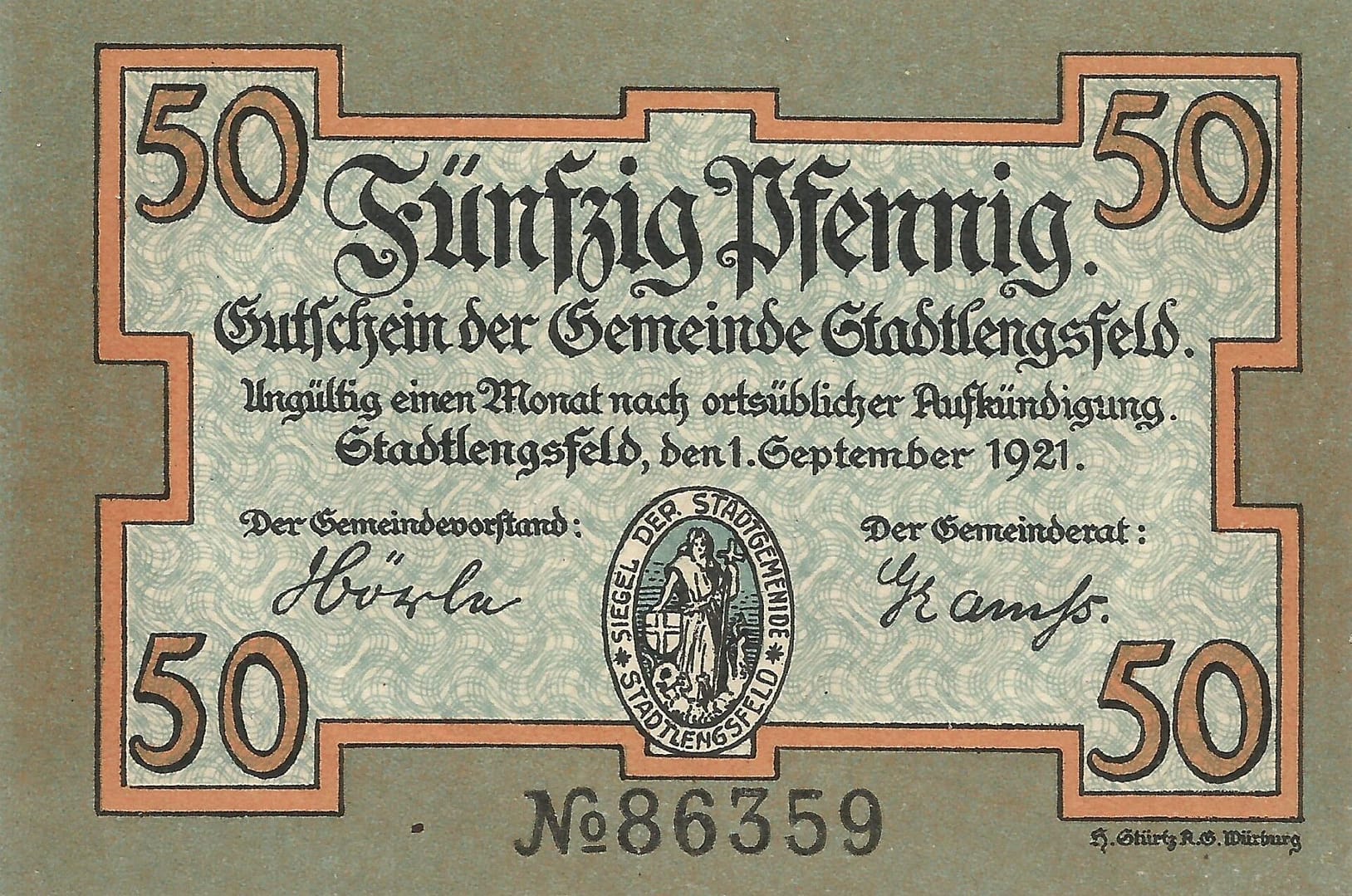 Notgeld - S 23 GM 1251.1a 66 Anverso