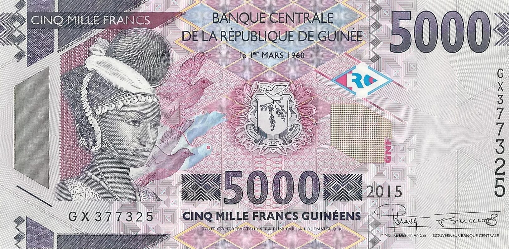 Guinea 23 Pick 49 Anverso jpg