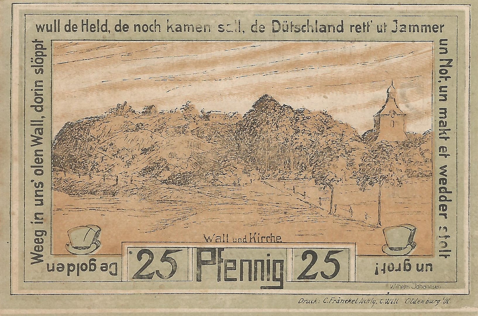 Notgeld - O 12 1015.3 1 4 Reverso