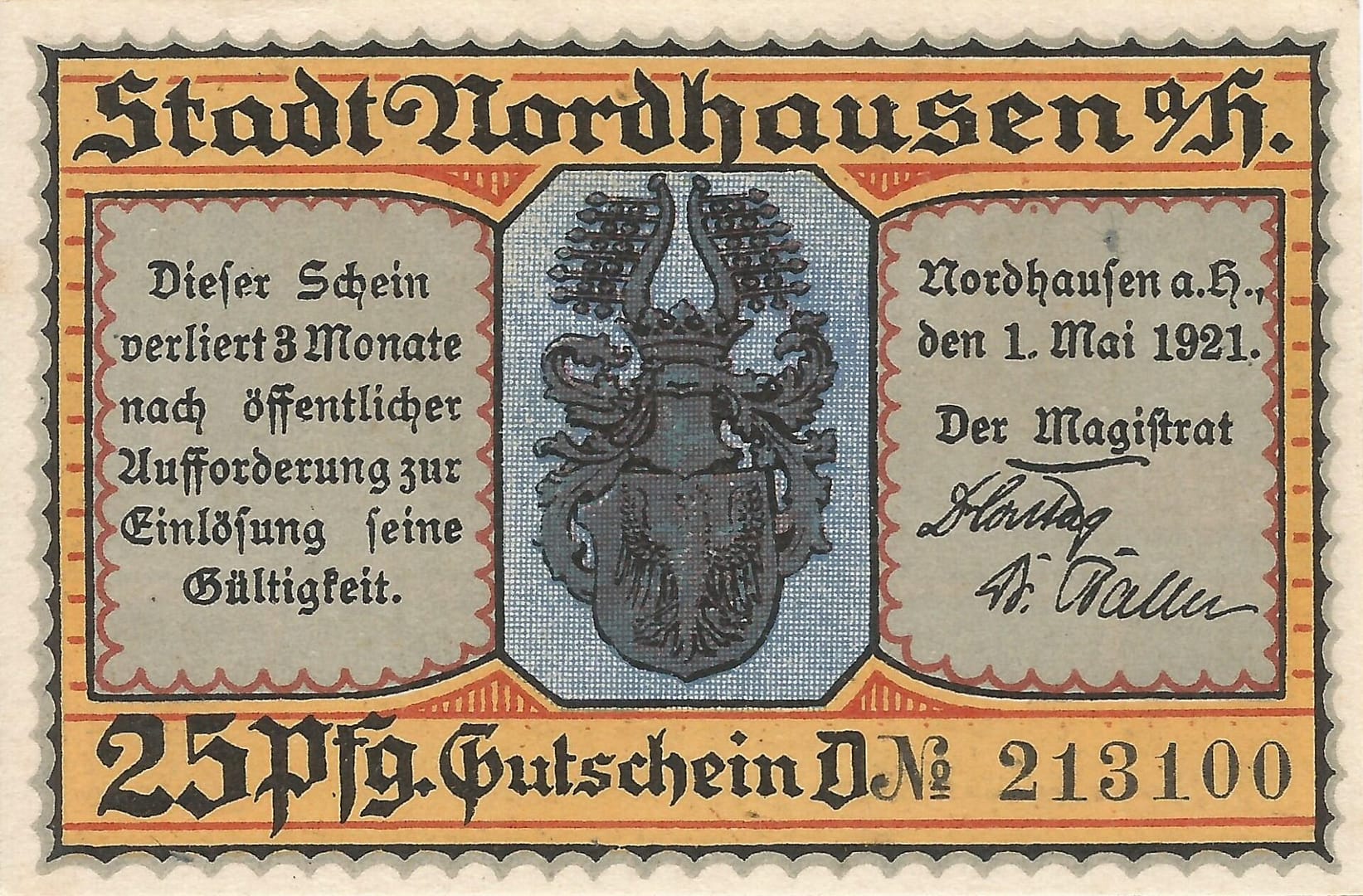 Notgeld - N 31 GM 987.1l Anverso