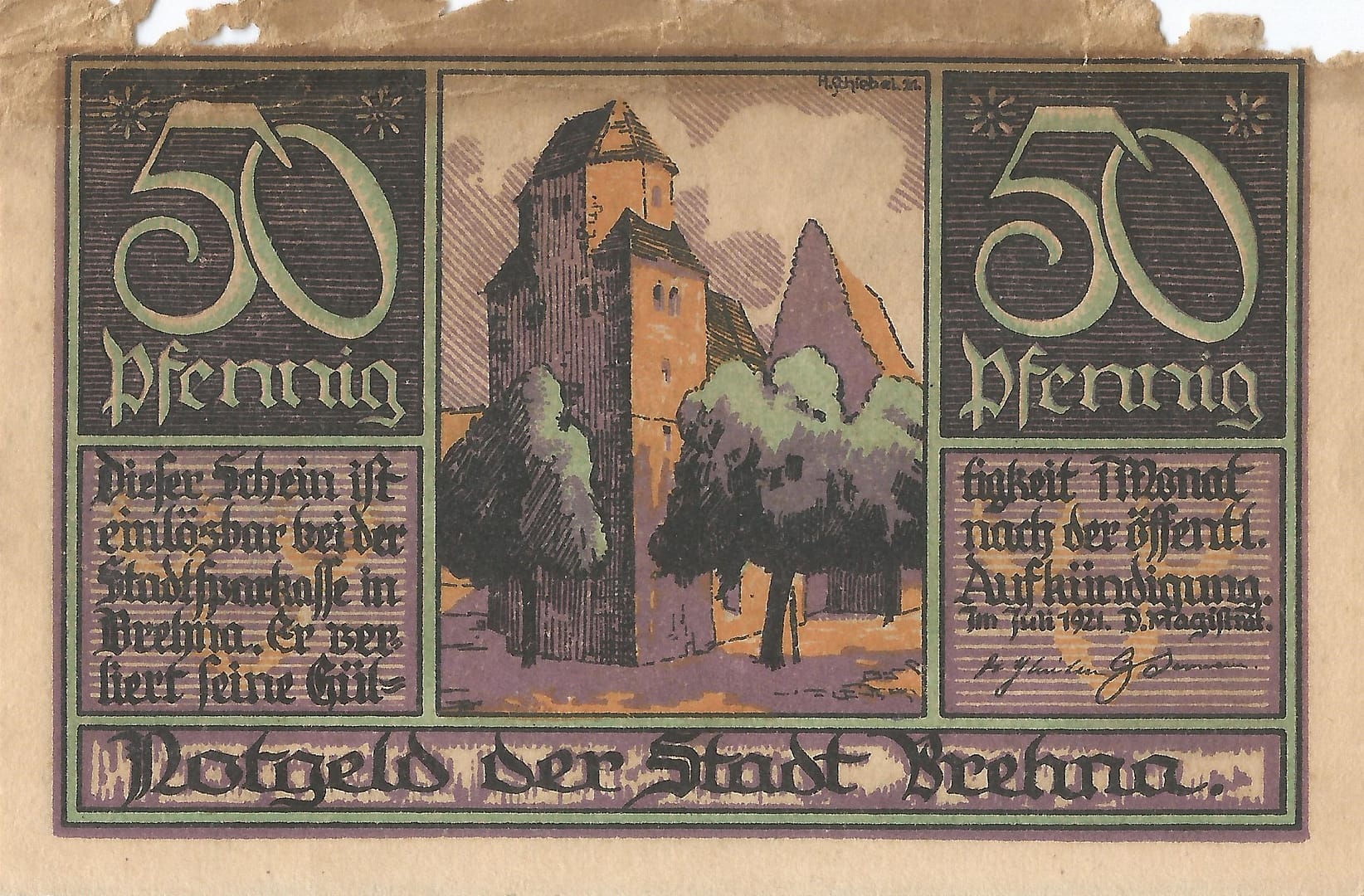 Notgeld - B 41 160.3 11 12 Anverso