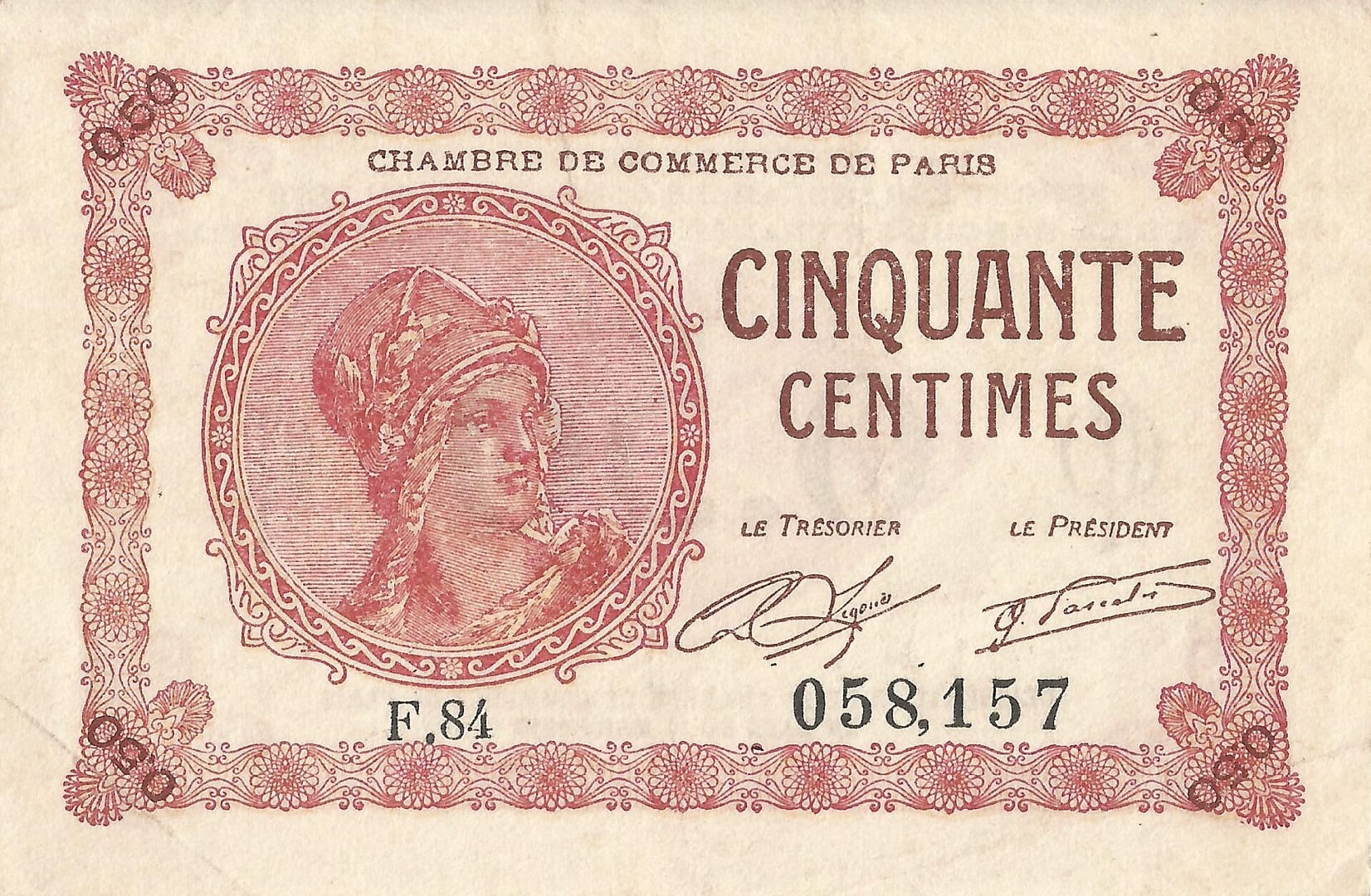 Francia 25 JP 097 10a Anverso