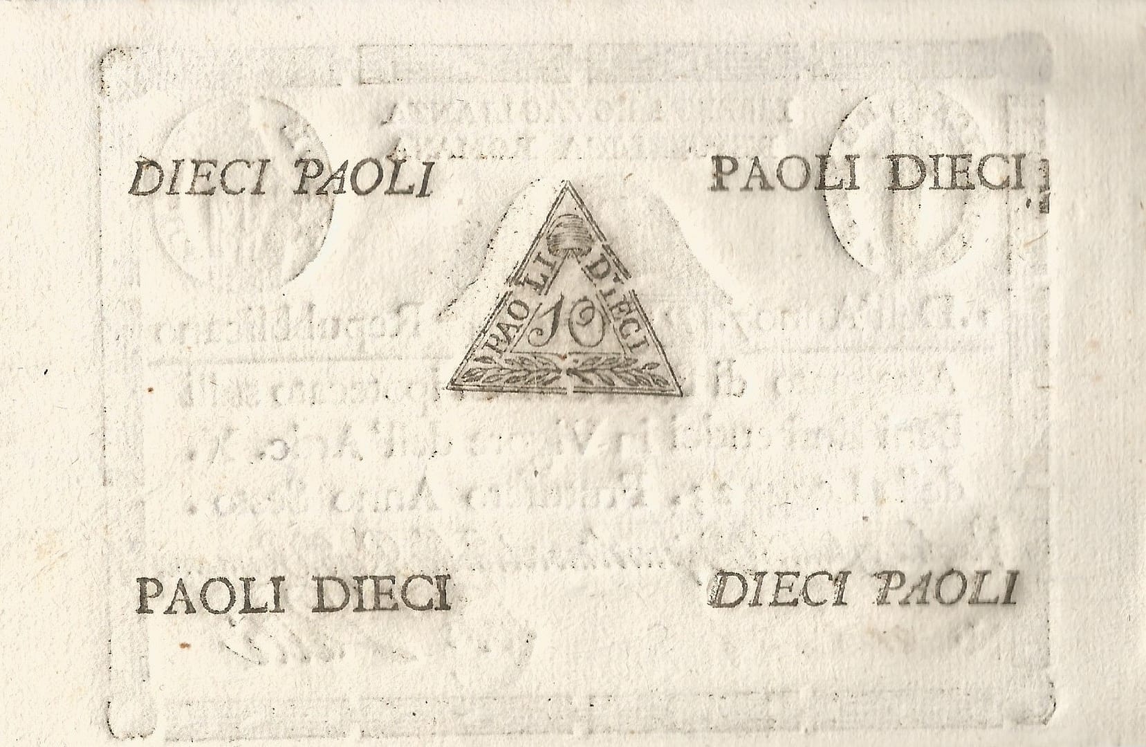 Italia 6 Pick S540a Reverso