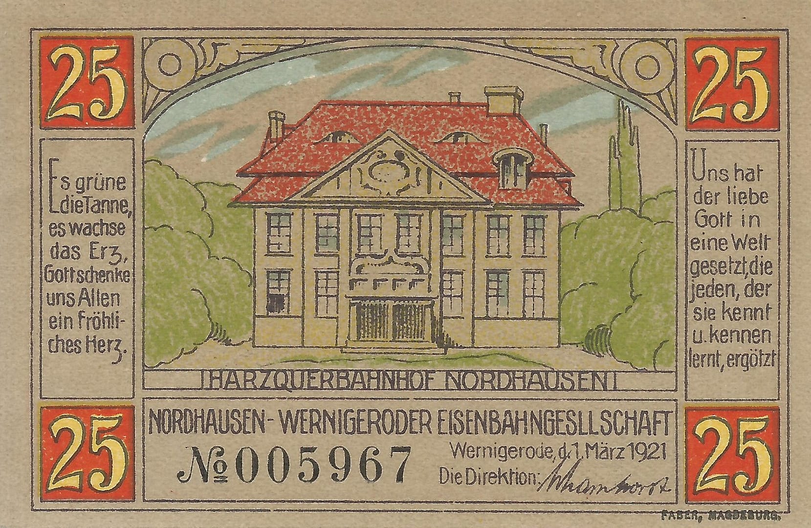 Notgeld - W 15 GM 1406.1 13 Anverso