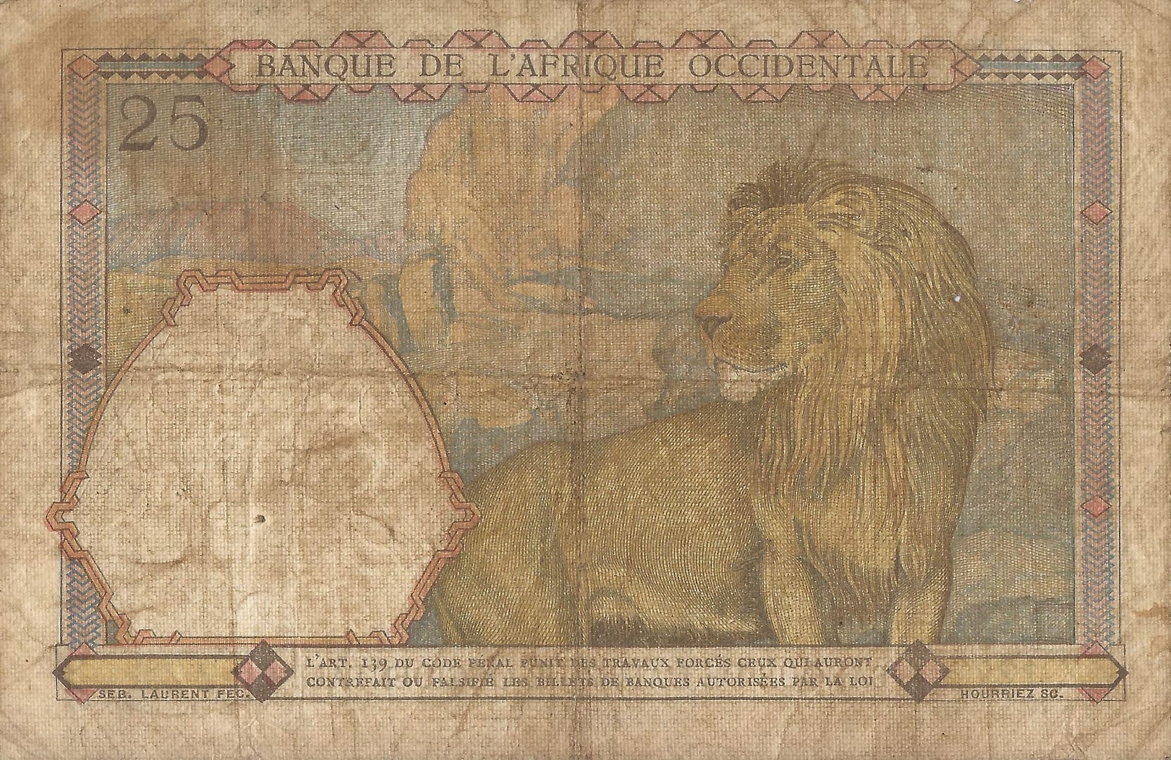 África Occidental Francesa 7 Pick 22a.4 Reverso scaled