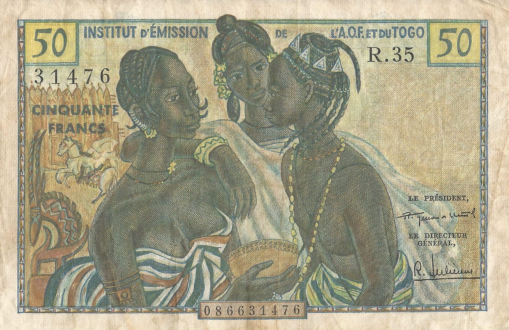 África Occidental Francesa 24 Pick 45 Anverso scaled