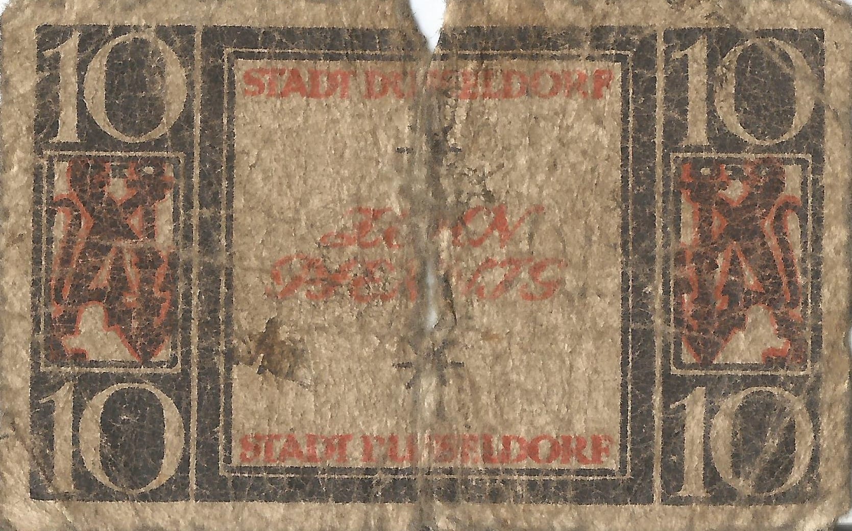 Notgeld - D 16 D35.7a.1 Reverso