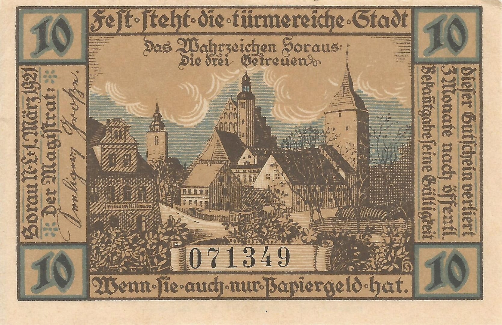 Notgeld - S 17 GM 1247.1a 1 2 Anverso