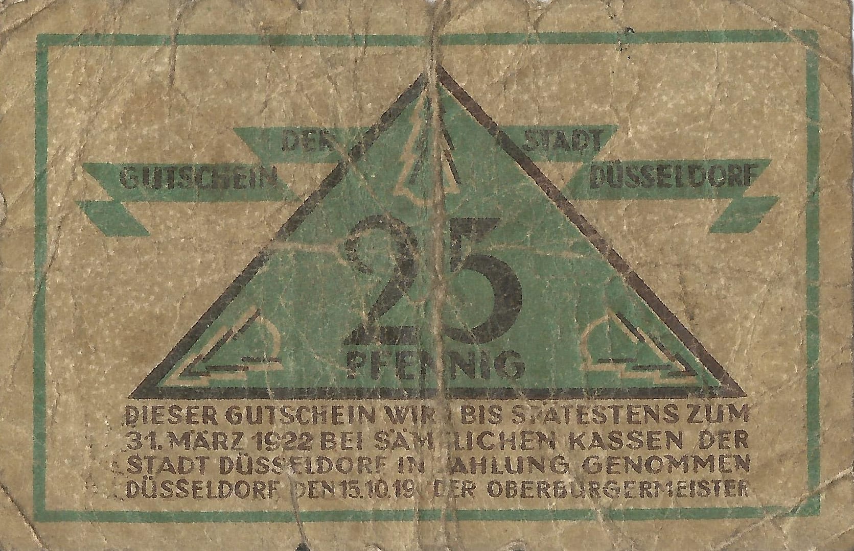 Notgeld - D 14 D35.5 Reverso