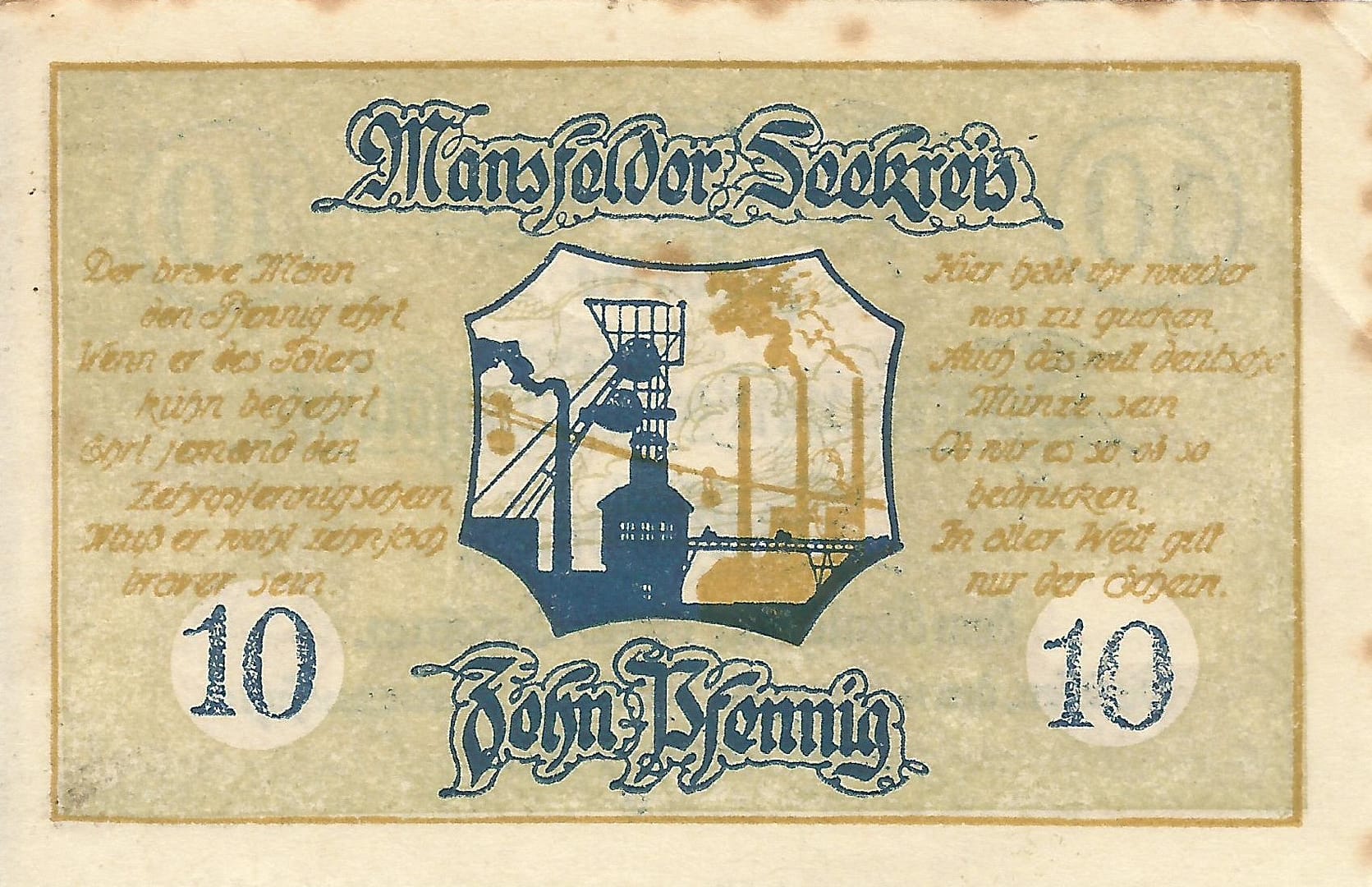 Notgeld - M 4 M6.1a Reverso
