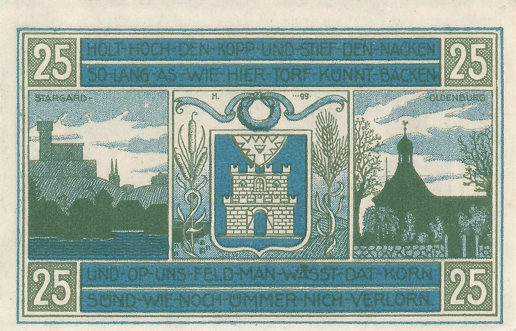 Notgeld - O 8 1015.1 Reverso