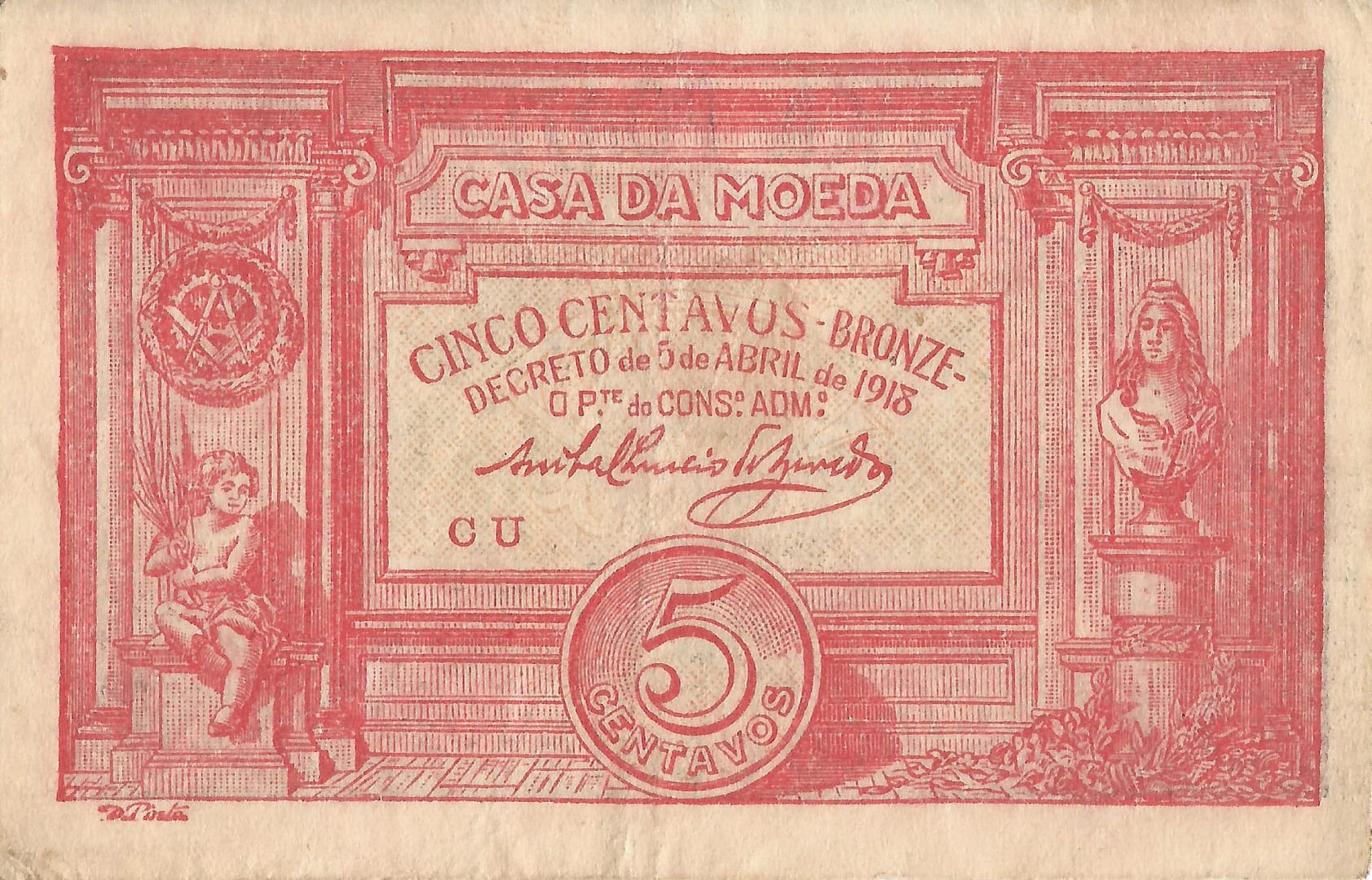 Portugal 5 Pick 98 Anverso jpg