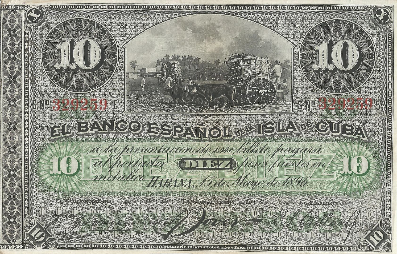 Banco Español de la Isla de Cuba 8 Pick 49c Anverso scaled