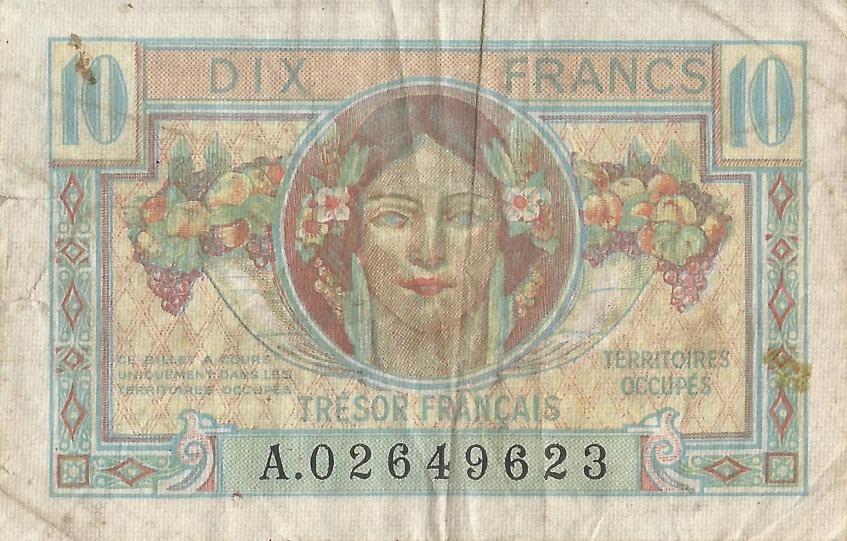 Francia 45 Pick M7 Anverso jpg