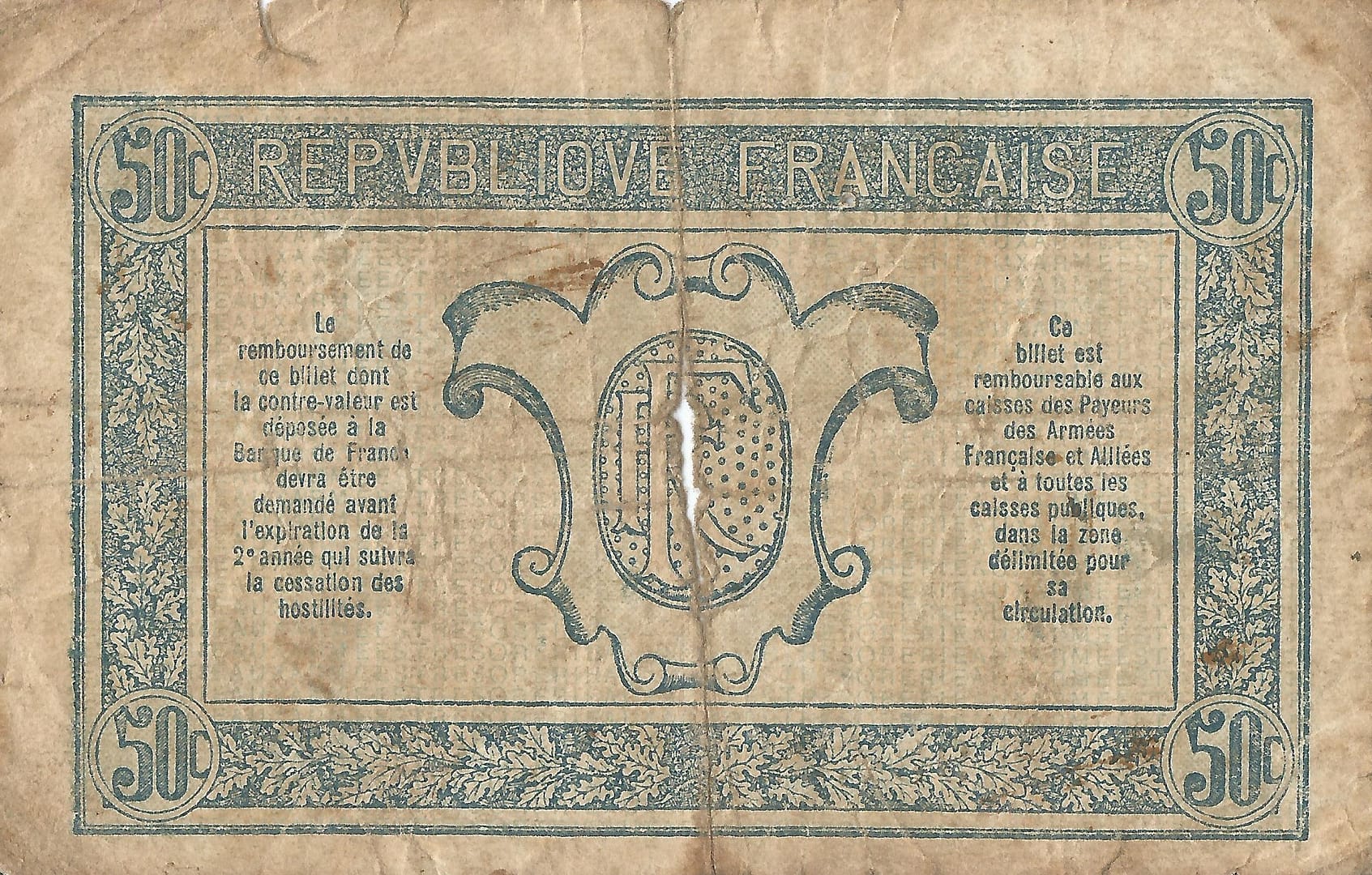 Francia 42 Pick M1 Reverso