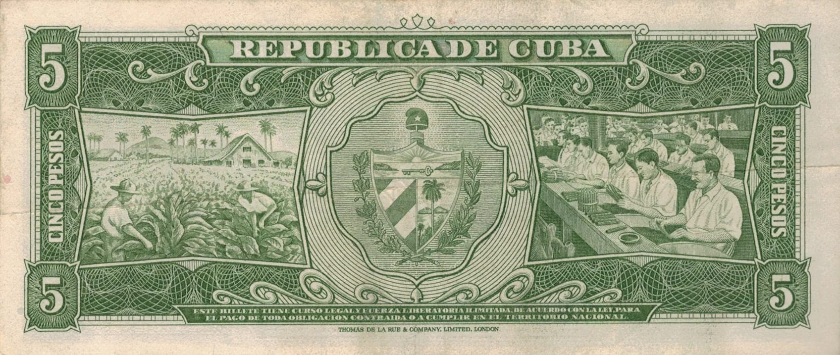 Pesos Cubanos 16 Pick 91a at jpg