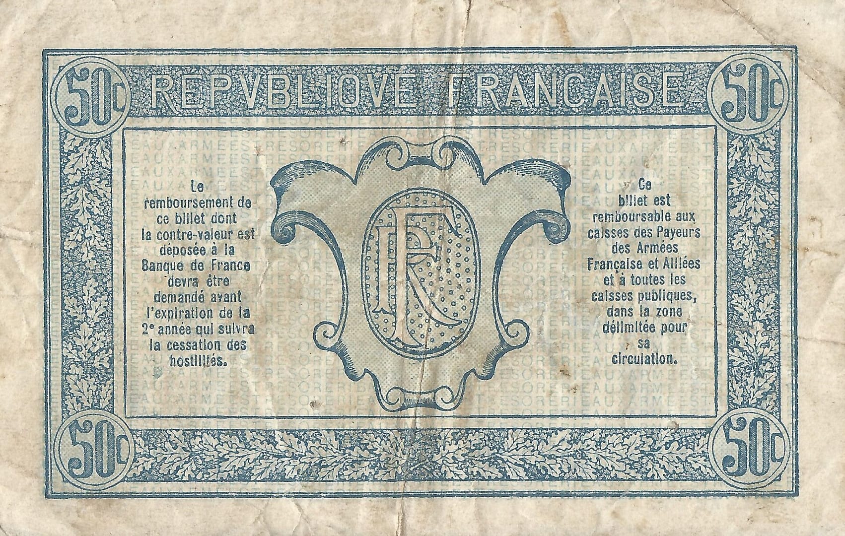 Francia 44 Pick M1 Reverso